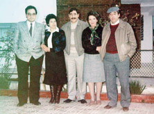 Con sus hermanos: Mari, Jos&eacute; Lu&iacute;s, Angelitas y Juan